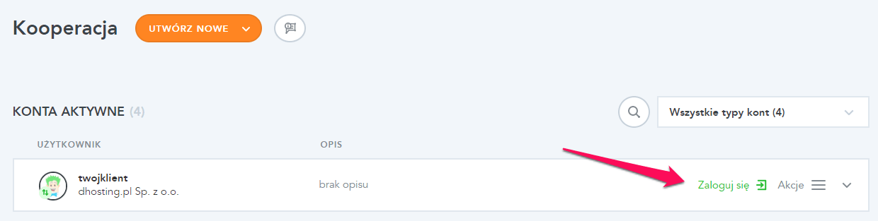 Jak zalogować się do konta w ramach Kooperacji? 2 kooper logowanie