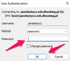 Konfiguracja klienta SSH Bitvise 3 bitwise3